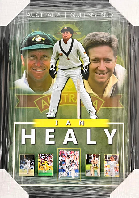 CRICKET-Characters Of Australian Cricket Poster - Signed by 11 Iconic Test Players