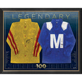 HORSE RACING-Cox Plate 100 Dual Signed Silks Display