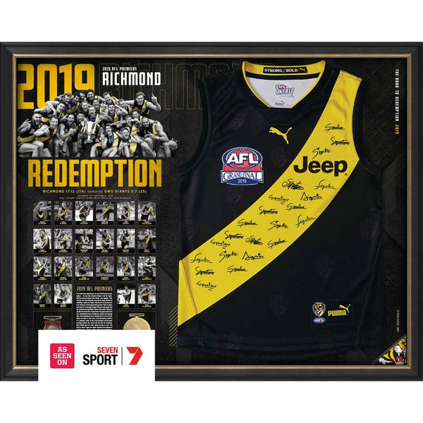 Richmond 2019 Premiers Team Signed Guernsey