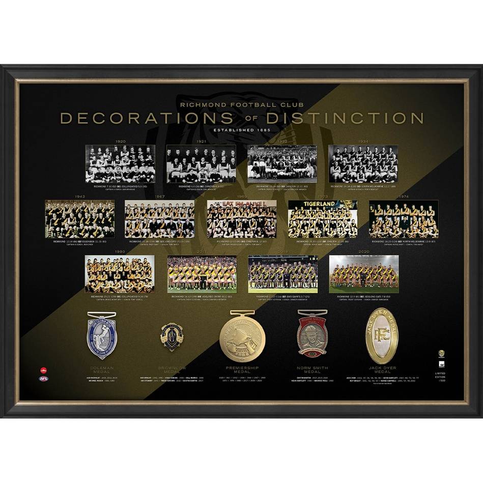 RICHMOND Football Club Decorations of Distinction