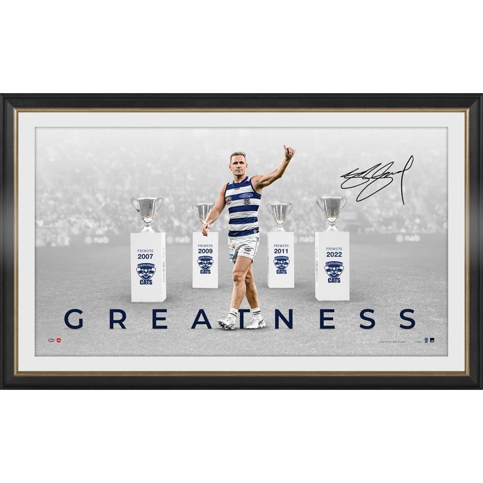 GEELONG-Joel Selwood Signed Greatness