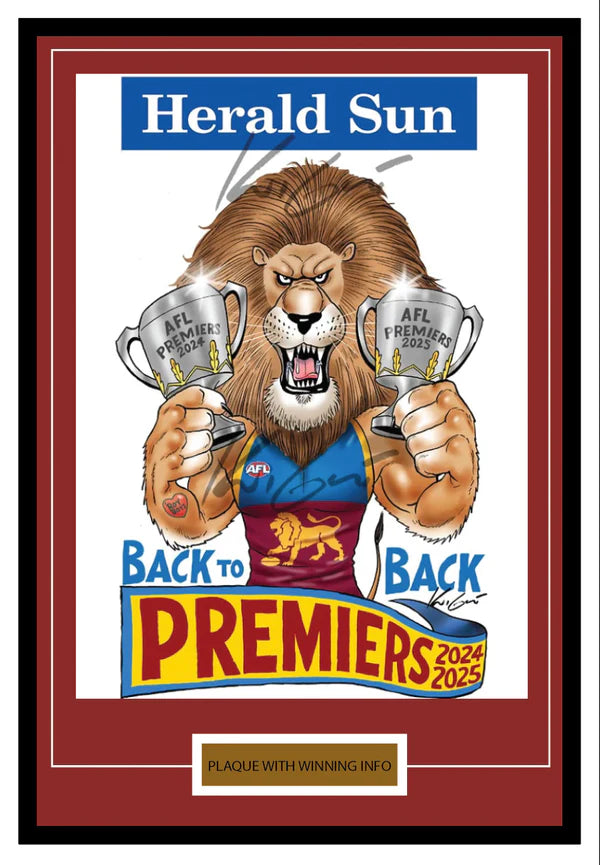 BRISBANE 2025 Knight Poster – Official DELUXE Framed Edition