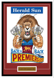 BRISBANE 2025 Knight Poster – Official DELUXE Framed Edition