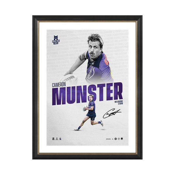 NRL-CAMERON MUNSTER SIGNED COLLECTORS EDITION SERIES ONE