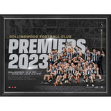 COLLINGWOOD 2023 PREMIERS SPORTSPRINT FRAMED