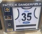 Patrick Dangerfield signed Jumper with description and photos