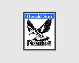 COLLINGWOOD Mark Knight 2023 Premiers Poster Framed