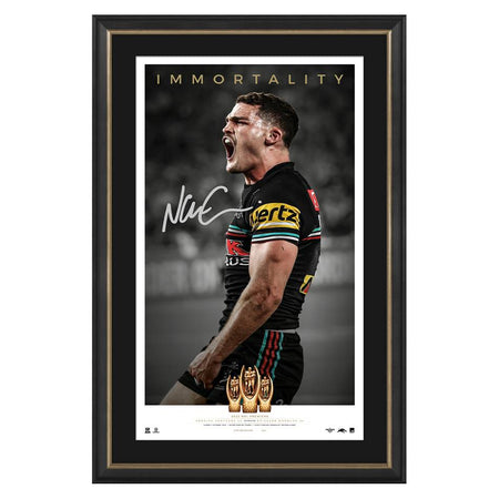 NRL-PENRITH PANTHERS 2023 PREMIERS TEAM SIGNED JERSEY