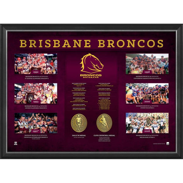 NRL-Brisbane Broncos Historical Series Display