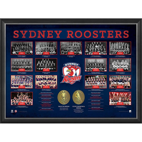 NRL-Sydney Roosters Historical Series Display