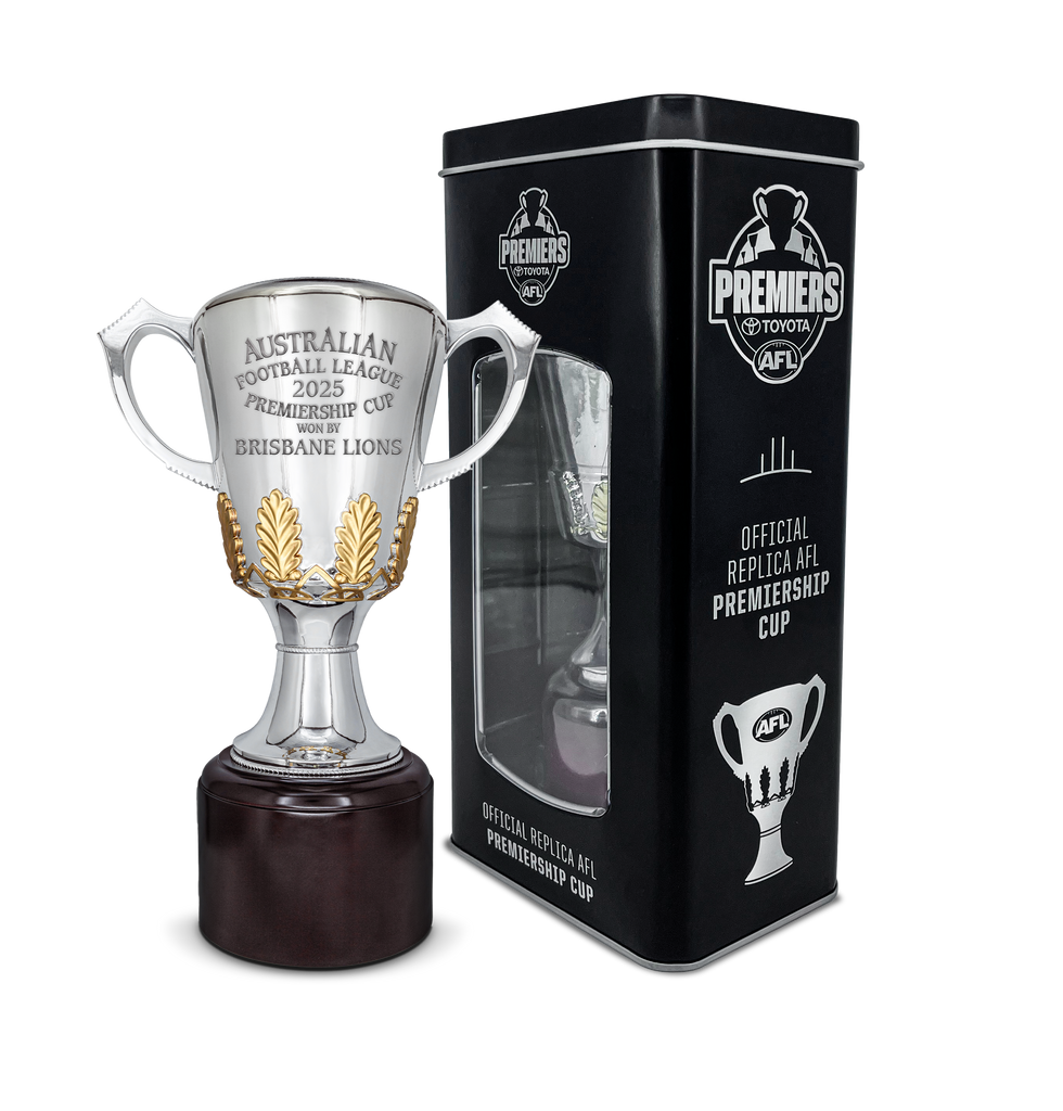 Brisbane Lions 2025 Premiers Replica Collectable Premiership Cup