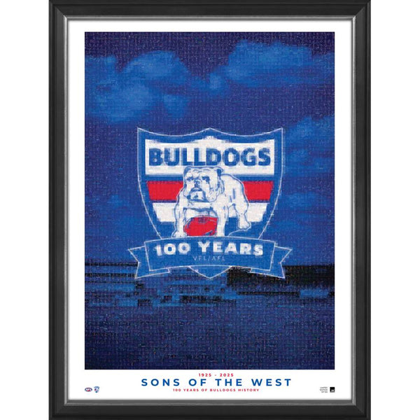 WESTERN BULLDOGS 100 Years Mosaic Sportsprint