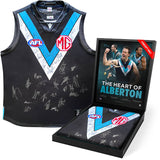 PORT ADELAIDE - Travis Boak and Team Signed Boxed Guernsey