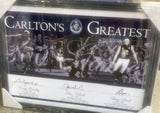 CARLTON-Carltons greatest - signed print John Nicolls, Bruce Doull, Craig Bradley