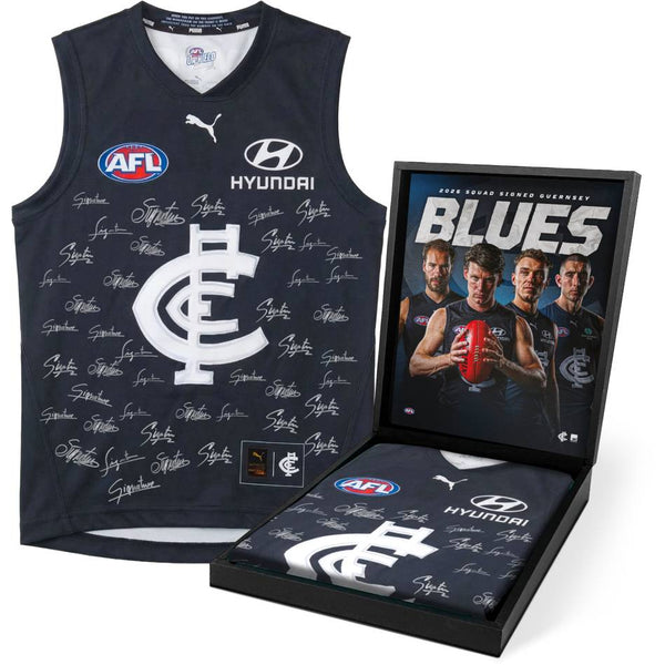 CARLTON 2026 Squad Signed Guernsey