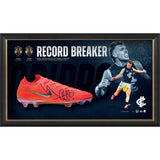 CARLTON-Patrick Cripps 2024 Signed Boot Display