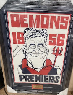 MELBOURNE Demons 2023 Team Signed Jersey FRAMED