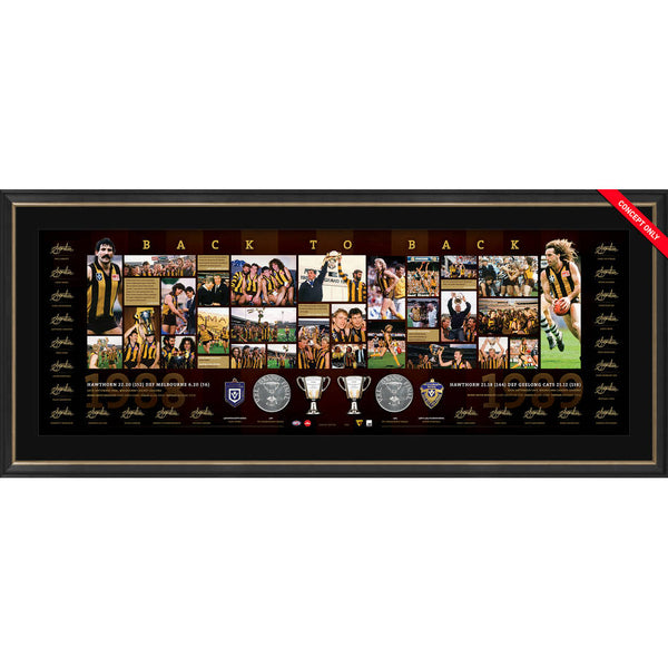 HAWTHORN- 88-89 Premiers Lithograph