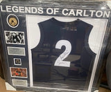 CARLTON- Signed jumper by John Nicholls and Greg Williams #2, legends of Carlton