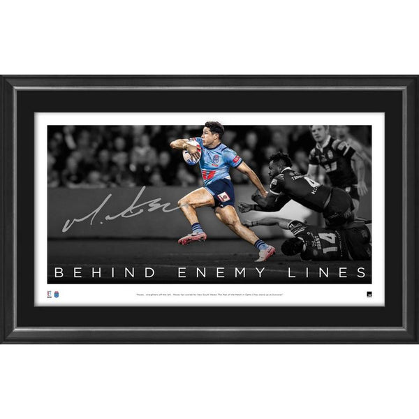 NRL-Mitchell Moses Signed NSW Blues Icon Series