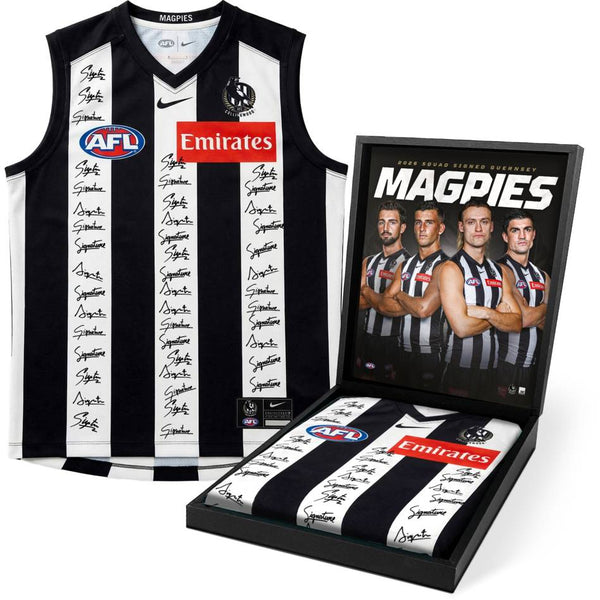 COLLINGWOOD Football Club 2026 Squad Signed Guernsey