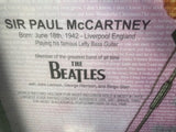 BEATLES- Paul McCartney signed guitar