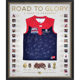 Melbourne 2021 Premiers Deluxe Team Signed Guernsey