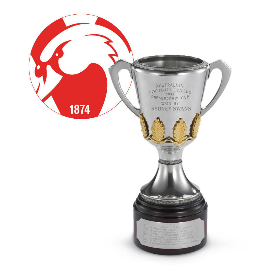 SYDNEY SWANS VFL/AFL Replica Premiership Cup