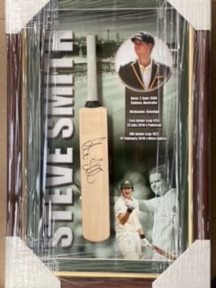 CRICKET-Steve Smith Signed Mini Bat