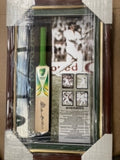 CRICKET-Allan border Signed Mini Bat