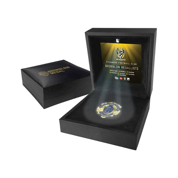 RICHMOND FOOTBALL CLUB BROWNLOW MEDAL DISPLAY