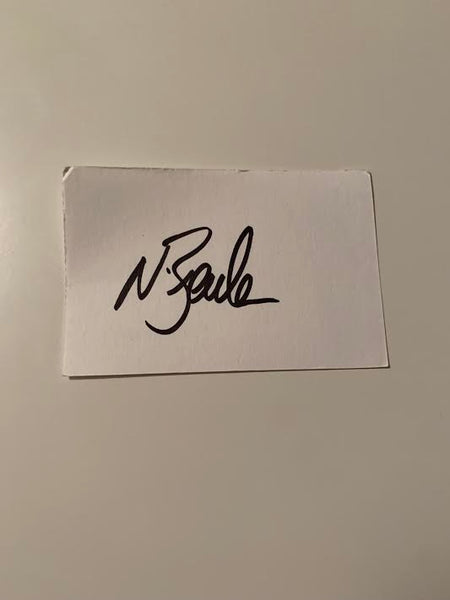 Australian Test Cricketer Card SIGNED - Nathan Bracken