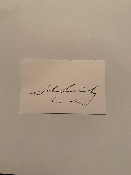 Australian Test Cricketer Card SIGNED - John Inverarity
