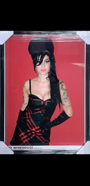 MUSIC-Amy Winehouse Poster Framed