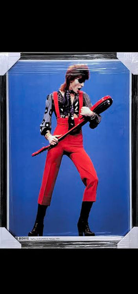 MUSIC-David Bowie Poster Framed