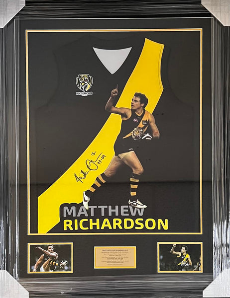 RICHMOND-Matthew Richardson Signed Jersey Framed