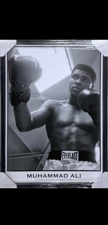 BOXING-The Greatest - Muhammad Ali and Michael Jordan poster/Laminated
