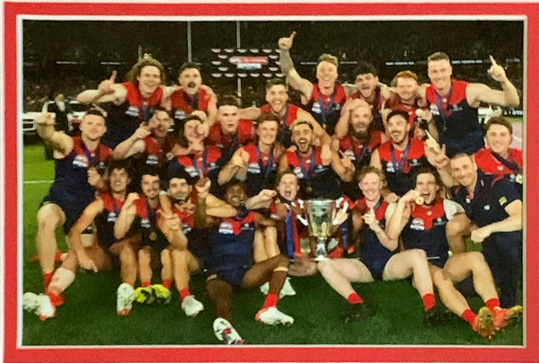 MELBOURNE 2021 Premiership Jumper Signed By Max Gawn