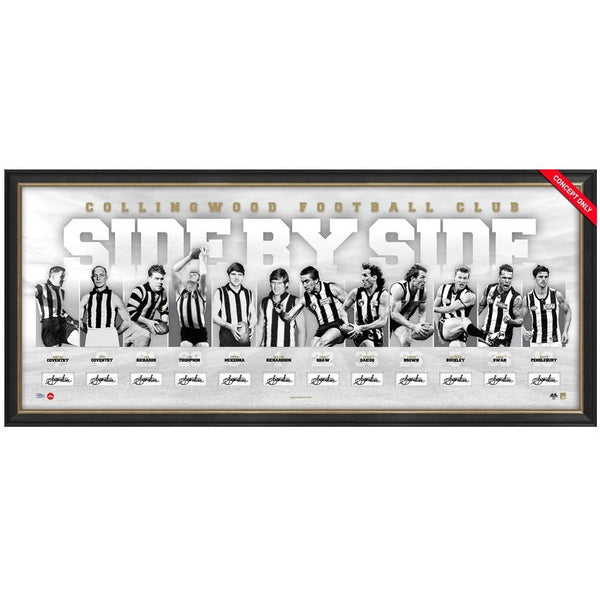 COLLINGWOOD 125TH ANNIVERSARY SIGNED 'SIDE BY SIDE'