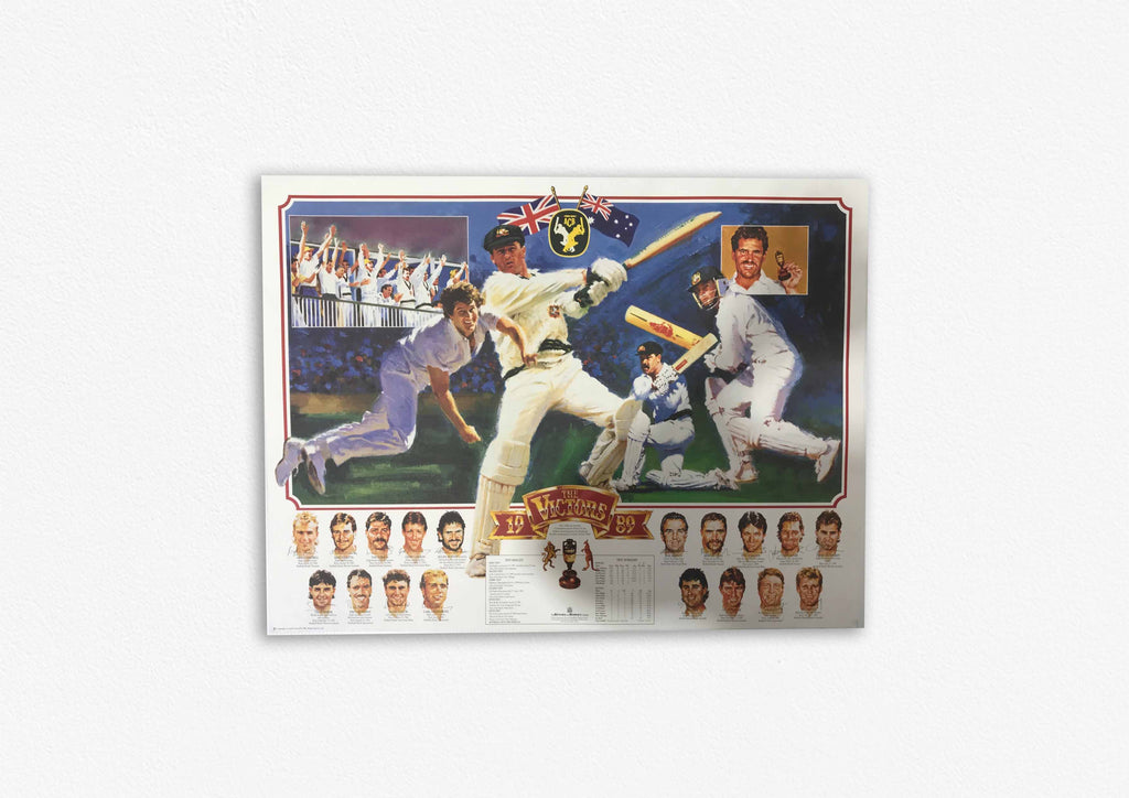 CRICKET-The Victors - Australia v England 1989 Poster