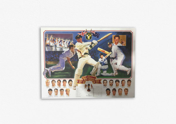 CRICKET-The Victors - Australia v England 1989 Poster