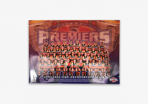 ADELAIDE CROWS 1997 PREMIERS POSTER