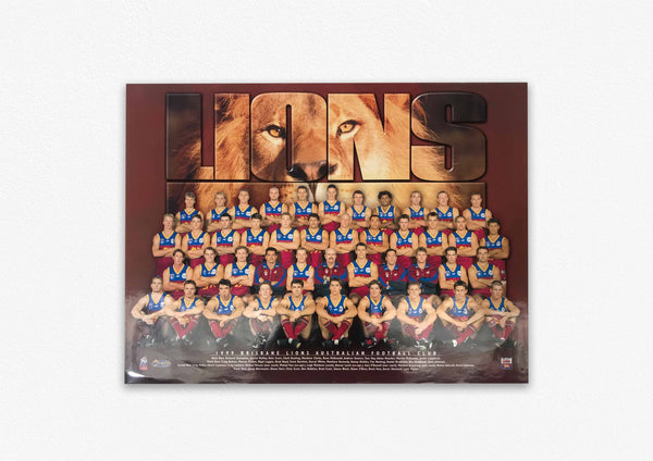 BRISBANE LIONS 1999 POSTER