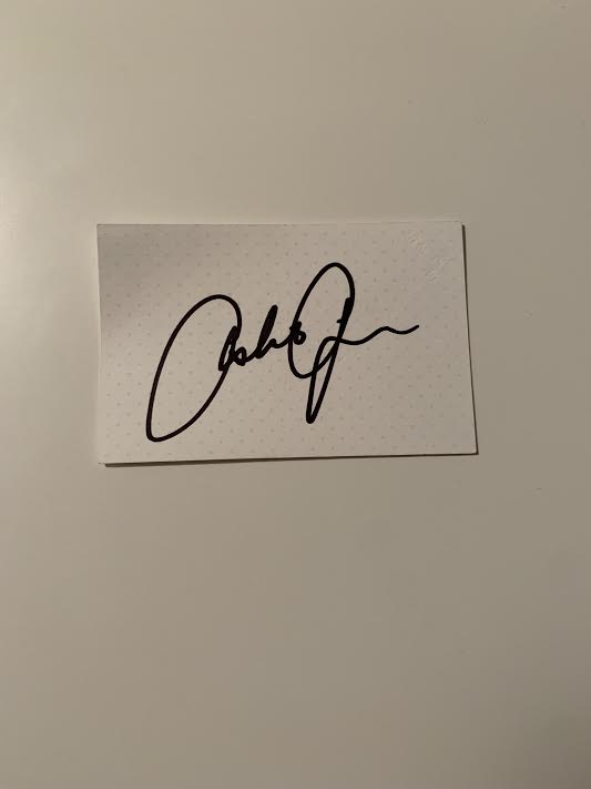 Australian Test Cricketer Card SIGNED - Ashton Agar