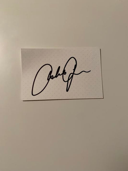 Australian Test Cricketer Card SIGNED - Ashton Agar