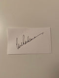 Australian Test Cricketer Card SIGNED - Carl Rackemann
