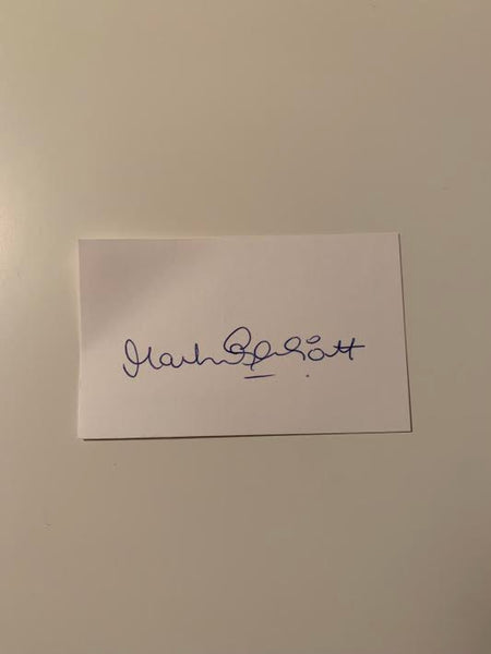 Australian Test Cricketer Card SIGNED - Matt Elliott