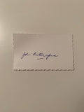 Australian Test Cricketer Card SIGNED - John Rutherford