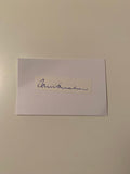 Australian Test Cricketer Card SIGNED - Paul Sheahan