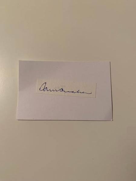 Australian Test Cricketer Card SIGNED - Paul Sheahan